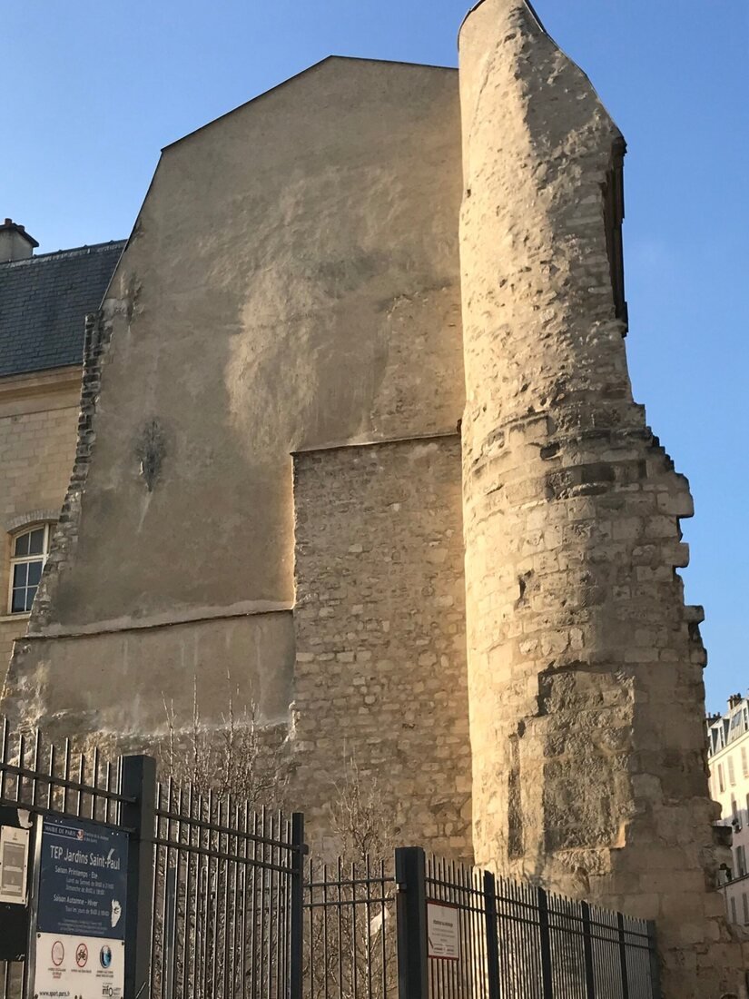 Vestiges de l'enceinte de Philippe Auguste